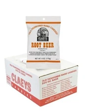 Claey's Old Fashioned Bulk Hard Candies 6 Ounce Bag (Pack of 24) (Root Beer)