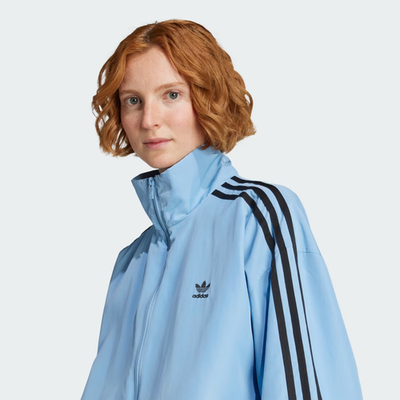 Adidas Track Jacket Full Zip Women's M Ash Blue JY2638 for sale
