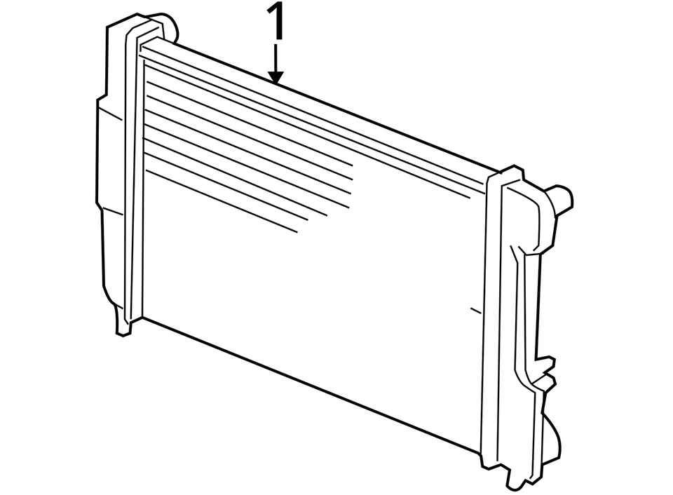 Condensador de CA compatible con 05-11 DAKOTA 4173668 Foto 3 de 3