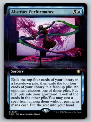 Abstract Performance (Extended Art) Commander: Secrets of Strixhaven Regular