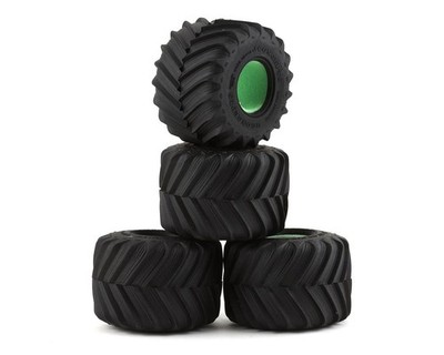JConcepts 1.1'' Renegades 1/24 Mini Monster Truck Tire (4) (Blue) [JCO4042-01]