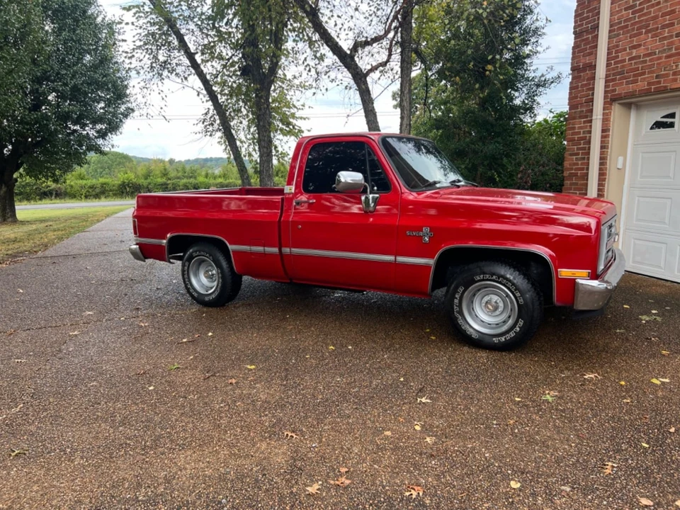 Chevy GMC 1973-1987 moldura de carrocería lateral cromada C10, C20, C30, K10, K20, K30 Foto 2 de 3