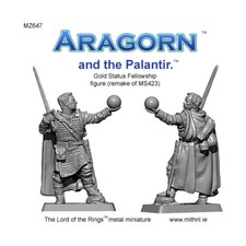 Mithril LotR 32mm Mini Aragorn and the Palantir Pack New