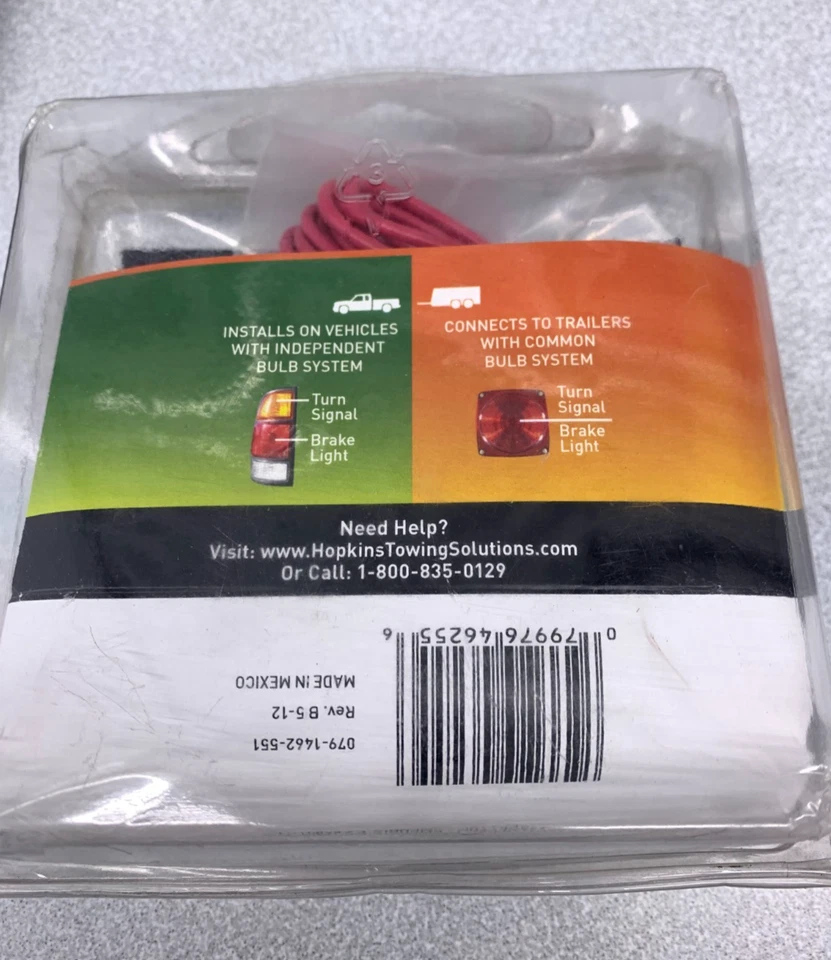 Hopkins Vehicle To Trailer Powered Taillight Converter Kit new - Image 2 of 2