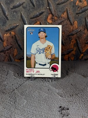 2022 Topps Heritage High Number Bobby Witt Jr. RC #520 Kansas City Royals