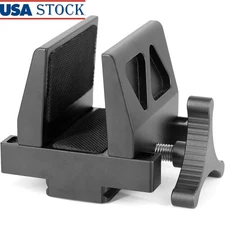 Durable Shooting Saddle Clamp Universal Mount W/ Rubber Pads Tripod Monopod New