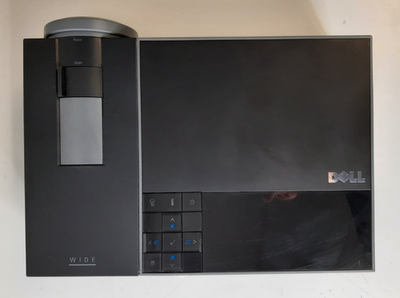 Dell 1610HD DLP Projector - HDMI/VGA/Ethernet - Tested - No Cables
