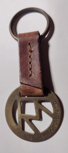 Vintage "The Marlboro Brand" Brass Key Chain/ Circa 1990