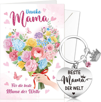 Mama Geschenk Muttertagsgeschenk, Muttertagskarte SchlüSselanhäNger Mama Geburts
