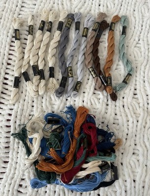 DMC Cotton Perle/Pearl Embroidery Skein Lot Of 12 New+12 Used #5