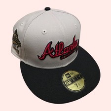 Atlanta Braves Hat Club 59FIFTY New Era 7 1/2 Welcome to The Show Stone Gray UV