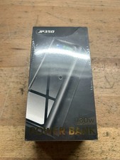 Laptop Power Bank, 130W Portable Charger with Dual Ports  Built-in Retractable