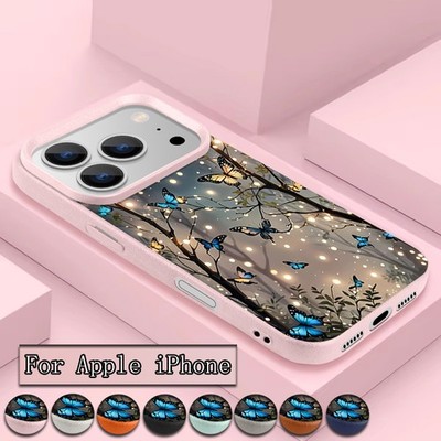 Handyhülle für iPhone 17 16 Pro Max Air 15 14 13 12 11 Schmetterlings-TPU-Hülle