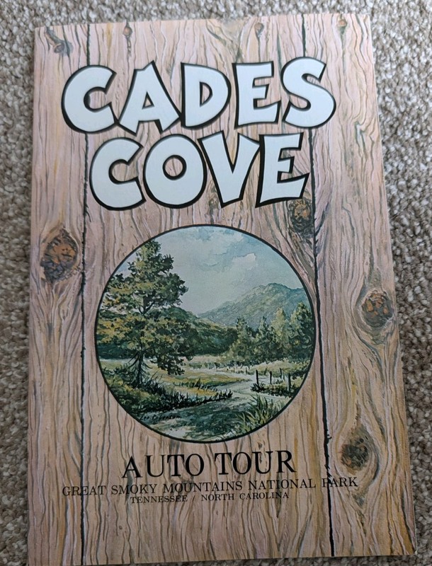 1976 Cades Cove Auto Tour Great Smoky Mountains National Park TN NC VTG Booklet
