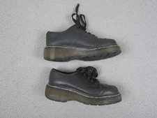 Vintage Doc Dr Martens 8651 Women 7UK5 Black Leather Chunky Oxford Shoes England