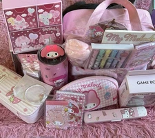 My Melody Travel Set And Stationary Items! Comes With Many Items, Brand New.
