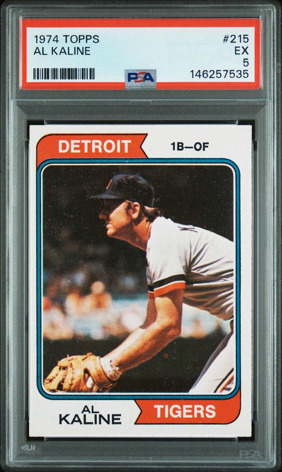 1974 Topps Al Kaline # 215 PSA 5 EX