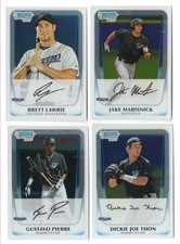 2011 Bowman Chrome Prospects (111-220) - TORONTO BLUE JAYS Team Set Brett Lawrie