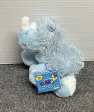 Ganz Webkinz Blue Rhino Rhinoceros 8" Plush Stuffed Animal with Code