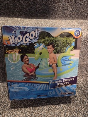 Pool Float H20 Go Best Way Fantasy dragon ride on 53 Inch x 56 Inch New In Box