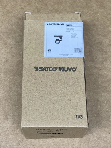 Satco Nuvo TH454 Lighting LED 12W Track Head Taper Back Black-36° Beam New - Picture 2 of 7