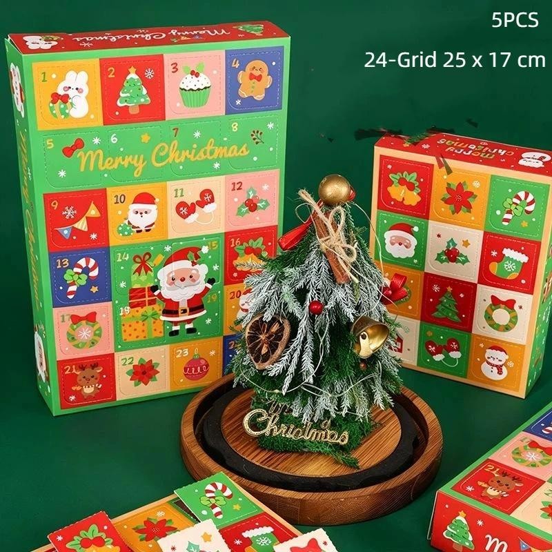 Christmas Series Countdown Calendar Blind Box Hole Hole Joy 2026 New ...