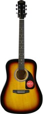 Fender Squier Dreadnought Acoustic Guitar - Sunburst (chip in back of body; sign