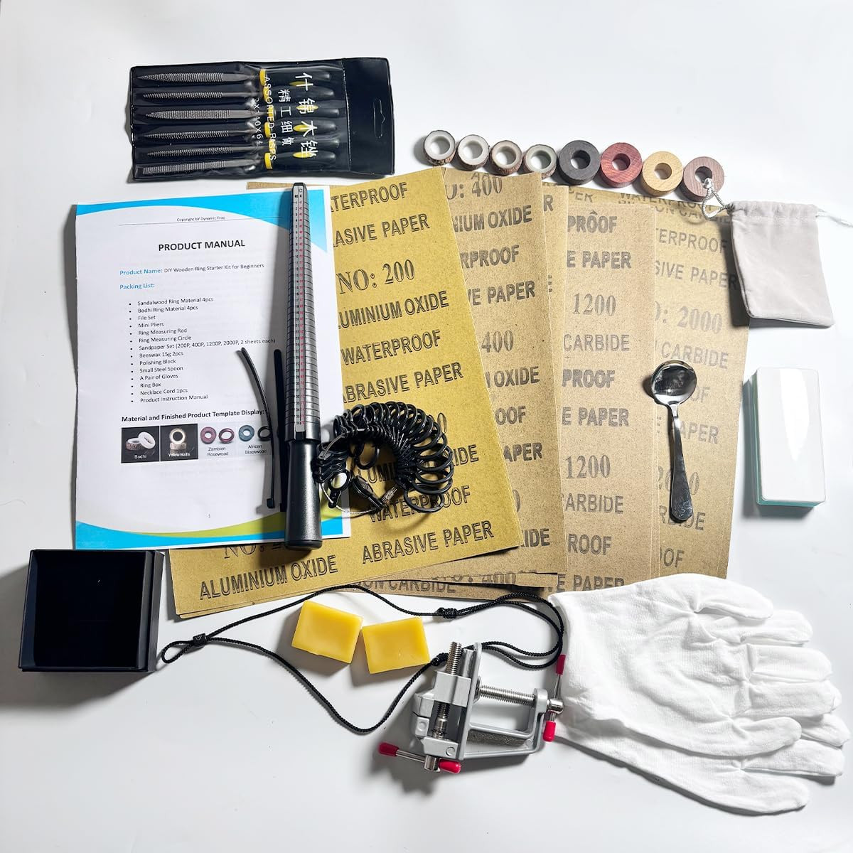 Sandalwood Ring Craft Kit - DIY Make Your Own Jewelry Ring - Craft Project for A