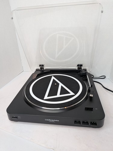 Audio-Technica AT-LP60-USB Stereo Turntable Black Record Player Unit