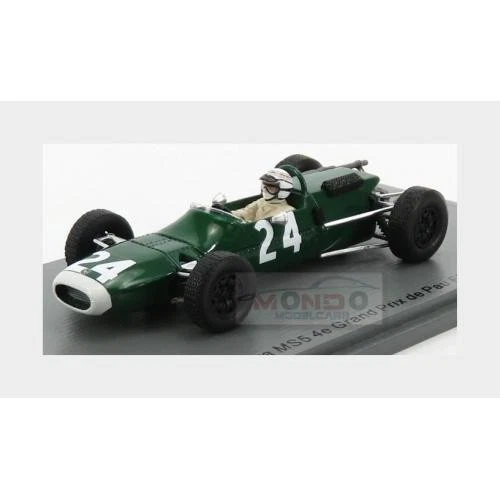 1:43 Spark Matra Simca F2 M5S #24 De Pau Gp 1966 J.Stewart Green White SF181 Mod - Image 2 of 2