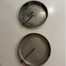 Vintage Bake King 9 Inch Round Cake Pan Set of 2 with Release Blade Made in USA