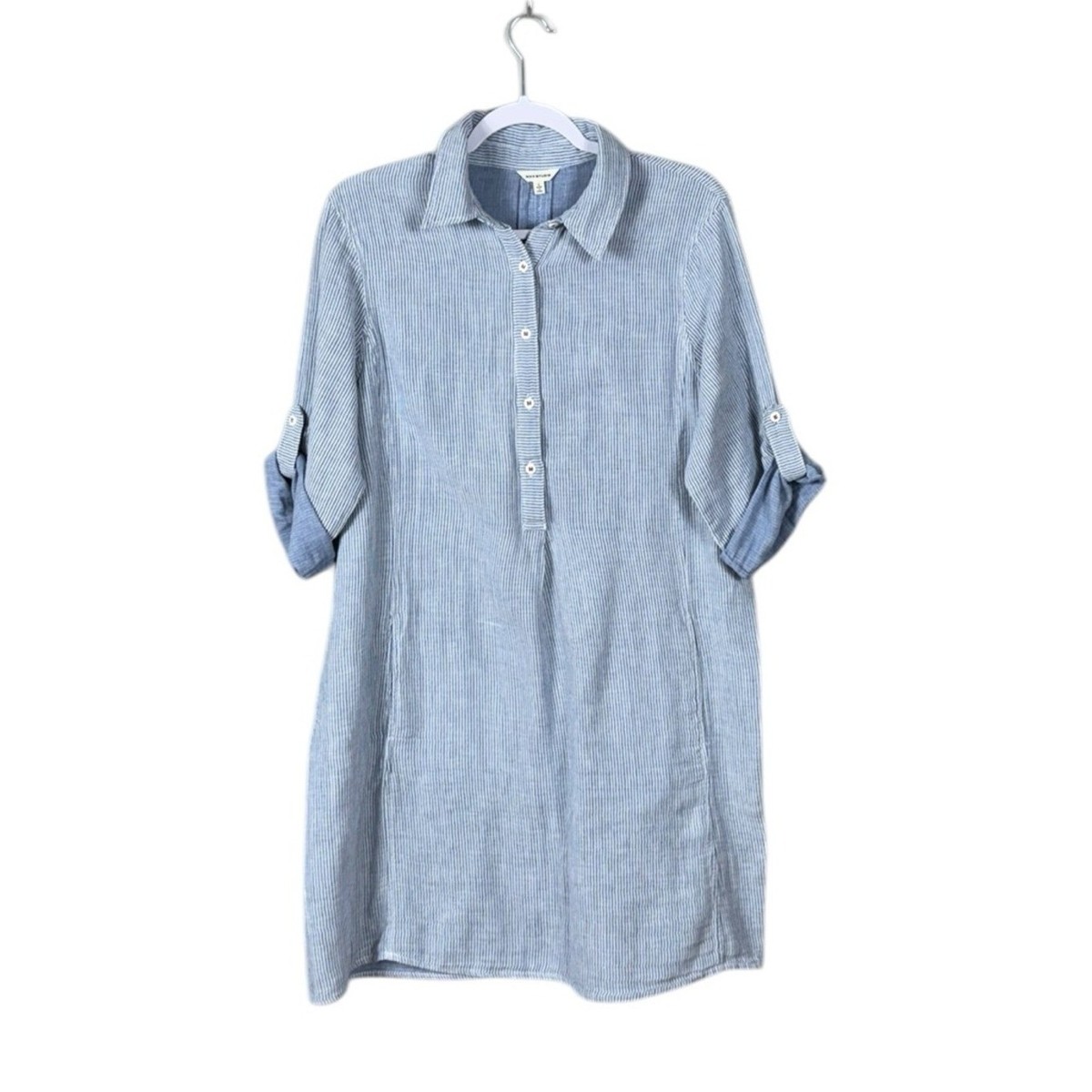 knee length dresses for ladies Summer Merino Wool Reversible Dress - Marine Blue  Summer Midi Tank Dress