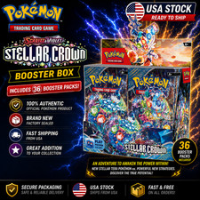 tcgplayer stellar crown booster box Pokemon TCG: Scarlet & Violet Elite Trainer : Toys & Games Includes 36 Pokmon TCG Pokmon Trading Card Game: Scarlet
