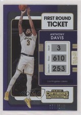 2021-22 Panini Contenders 1st Round Ticket 59/149 Anthony Davis #72 05lh
