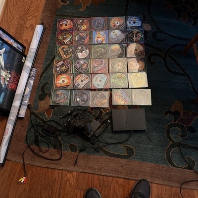 Ps2 30 Game Bundle Ps2 Slim Needs Repairs Read Description Before Buying
