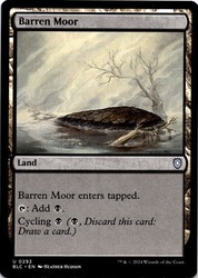 Barren Moor #292 Commander: Bloomburrow MTG Uncommon Land