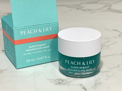 Peach & Lily Super Reboot Resurfacing Face Mask~ Travel Size 0.67oz~NIB (#m2)