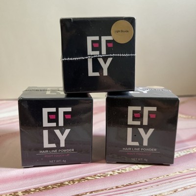 3 count EFLY Root Touch Up Hair Color Powder, Concealing Hair Loss and Thinning