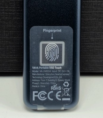 New Sealed VAVA Portable SSD Touch 512 GB VAUM004 Blu