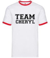 Team Cheryl - Mens Ringer - Gig Pop 2024 Tour Cole Girls Singer Lyrics