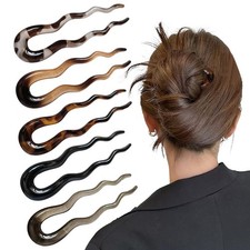 French Hair Pin,Hair Pins U Shaped Bobby Pins Bun for Hair French Hair Pi