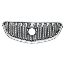 For Buick Enclave Brand Chrome Black Front Upper Grill Grille 2013-2017