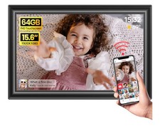64GB 15.6" Frameo Digital Picture Frame Wifi Large Electronic Photo Frames 1920