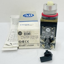 Allen Bradley 800MR-JH2BBK 3-Position Selector Switch 2NO 2NC NEW 