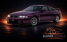 Nissan Skyline GTR R33 V Spec  - Midnight Purple - 1995 - 1/18 - Otto - OT1138