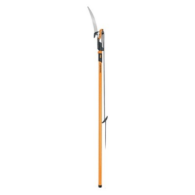 FISKARS 393981-1003 Tree Pruner Pole and Pole Saw,14 ft Pole 49Z428