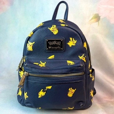 Loungefly X Pokemon Pikachu All Over Print Navy Blue  display picture 3