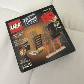 Lego Studios 1356 Stunt Man Catapult NEW movie director minifigure VINTAGE