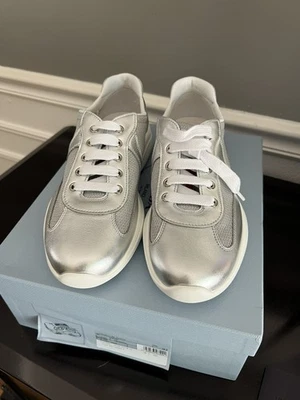 靴 00s prada platform Sneaker silver PRADA Silver Athletic Shoes for Women for sale | eBay