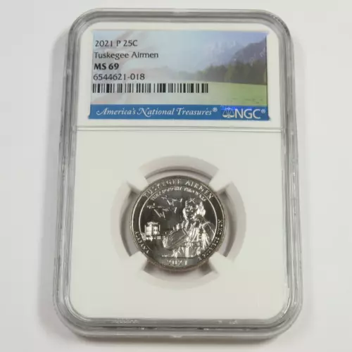 2021 P NGC MS69 - Tuskegee Airmen Quarter - 25c US Coin #50883A